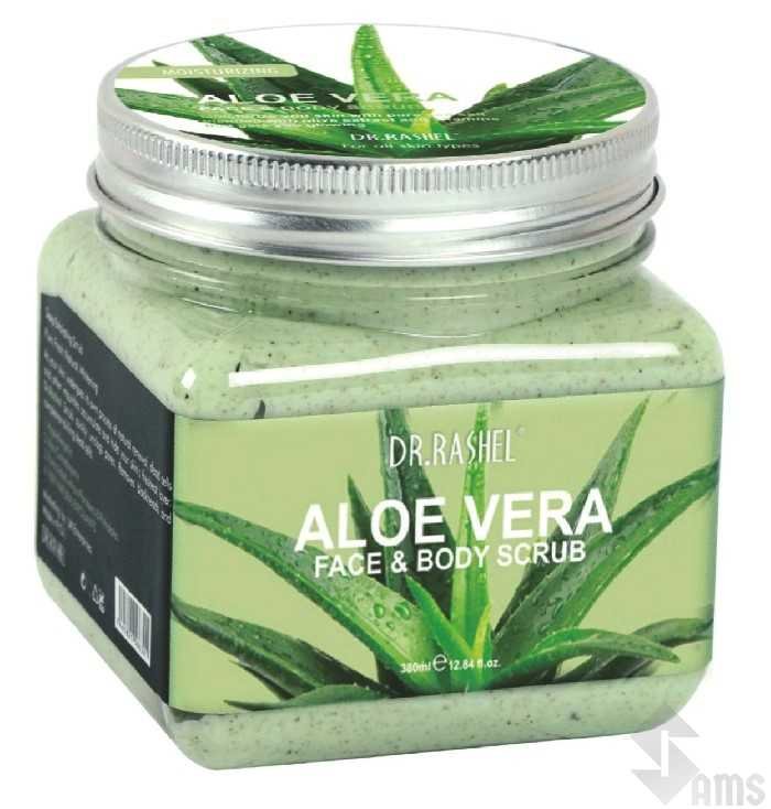 Snoep uitzetten Gewend DR Rashel Aloe vera Face And Body Scrub 380 ML (Overview) - Sams Reseller