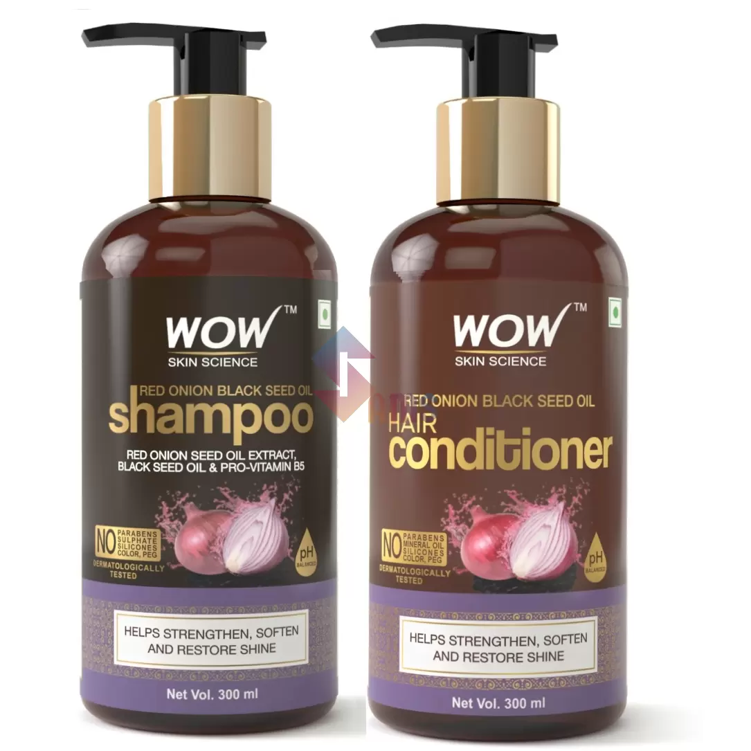 WOW Skin Science Coconut Milk Hair Shampoo & Hair Conditioner Combo Pack Of  2 - Sams Collection