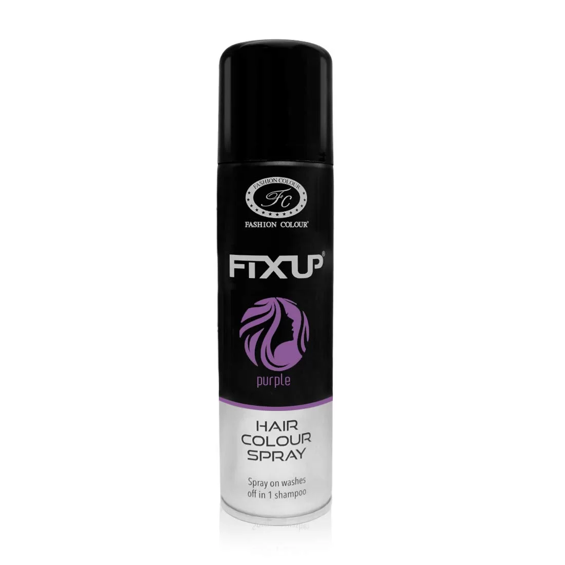 Fashion Colour Fixup Temporary Hair Colour Spray Purple150 ML - Sams Collection Fashion Colour Fixup Temporary Hair Colour Spray Purple150 ML - Sams Collection