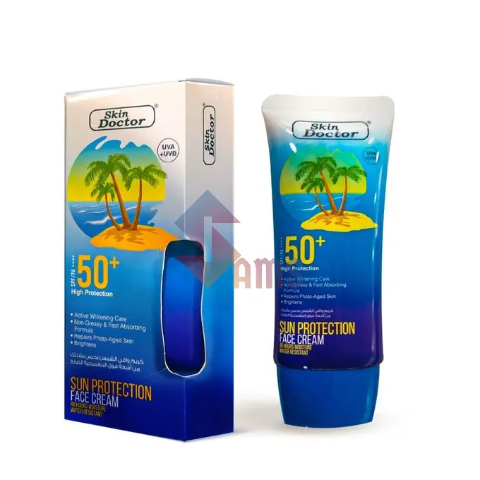 Skin Doctor Sun Protection Face Cream SPFPA++++ 50+ High Sun Protection  From UVA UVB Rays - 50g 48 Hrs Water Resistance - Sams Collection