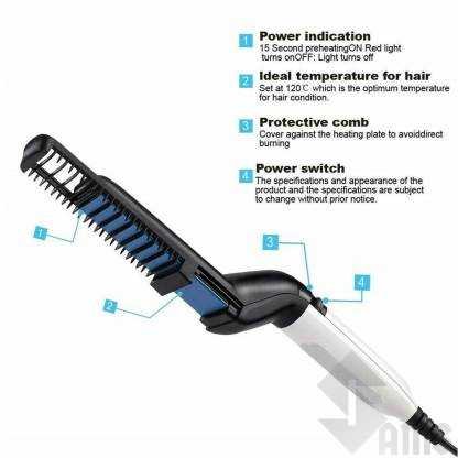 Sams Quick Hair Styler Electric Comb | Beard Straightening Comb - Sams  Collection